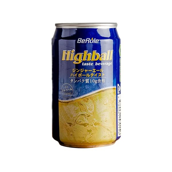 BeRule ノンアルコールジンジャエールハイボール風味ホエイドリンク