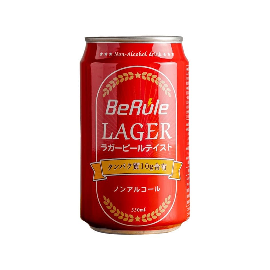 BeRule ノンアルコールラガービール風味ホエイドリンク
