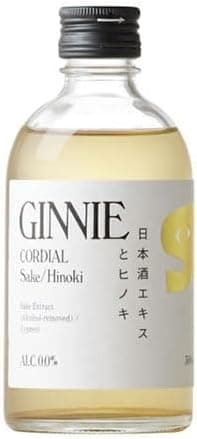 ジニーコーディアル日本酒エキスとヒノキ